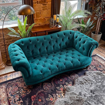 Oskar Chesterfield in Velvet