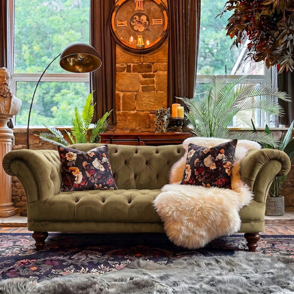 Oskar Chesterfield in Velvet
