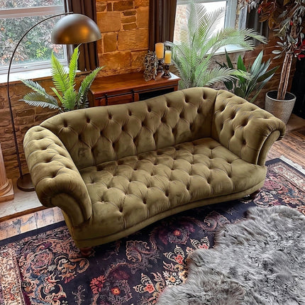 Oskar Chesterfield in Velvet