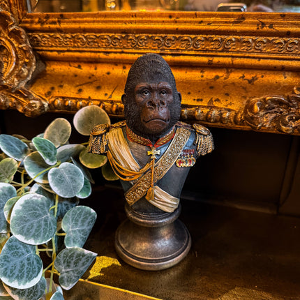 Gentry Blue Gorilla Bust