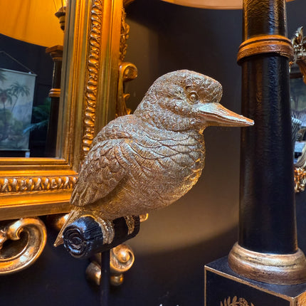 Gold Bird Ornament on Stand