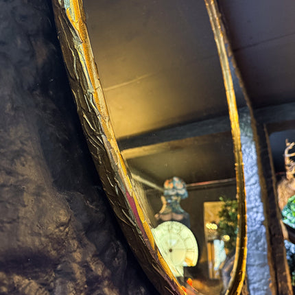 Gold Foil Mirror Round