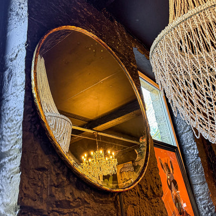 Gold Foil Mirror Round