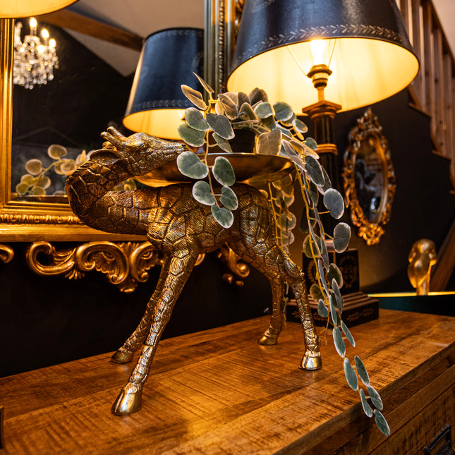 Gold Giraffe Stand