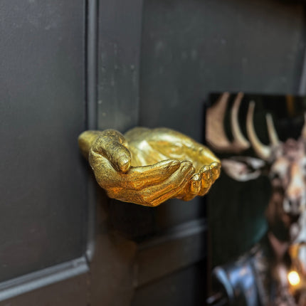 Gold Hand Wall Decor
