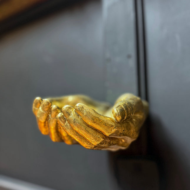 Gold Hand Wall Decor
