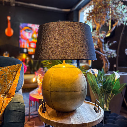 Gold Iron Ball Table Lamp