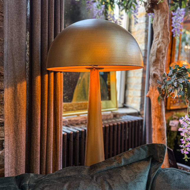 Gold Mushroom Floor Lamp
