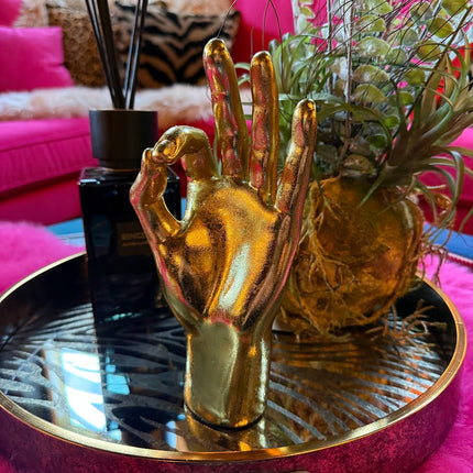 Gold OK Hand Figure
