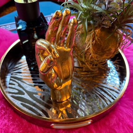 Gold OK Hand Figure