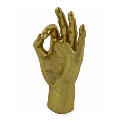 Gold OK Hand Figure