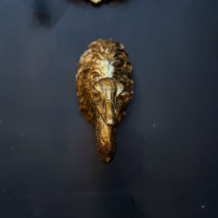 Gold Ostrich Wall Sculpture