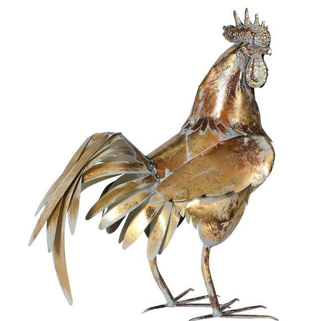 Golden Cockerel Sculpture
