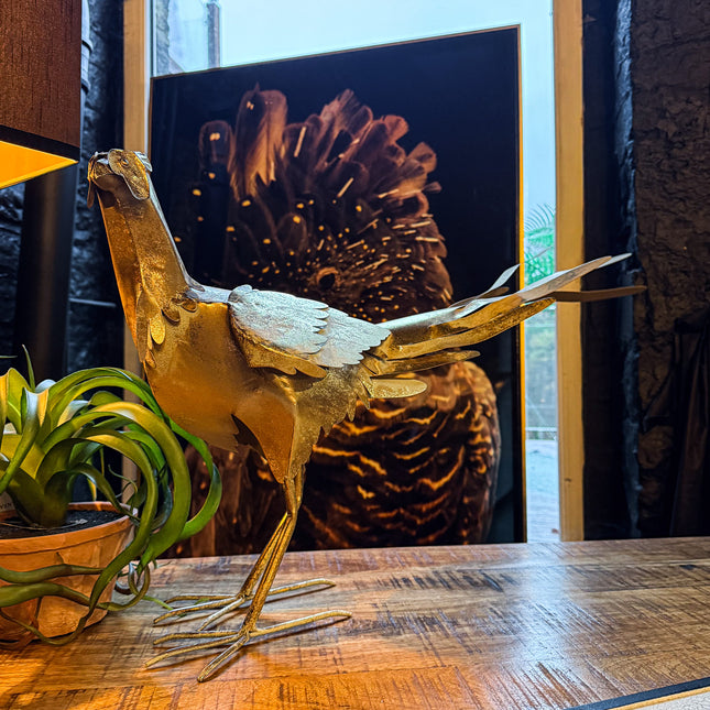 Golden Pheasant Sculpture - Clearance