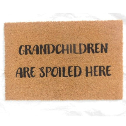 Grandchildren Are Spoiled Here Doormat
