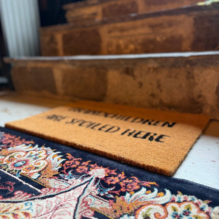 Grandchildren Are Spoiled Here Doormat