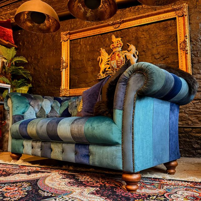 Patchwork Chesterfield 3 Seater