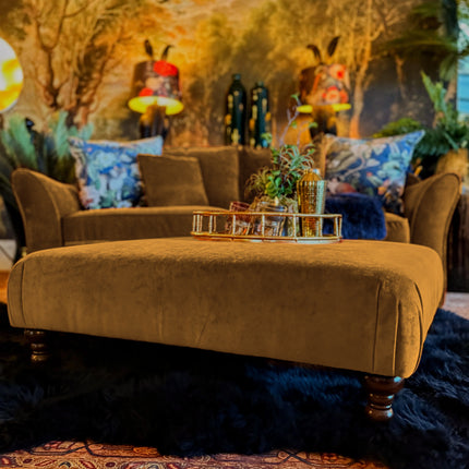 Hartington Footstools in Richmond Velvet