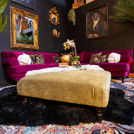 Hartington Footstools in Richmond Velvet