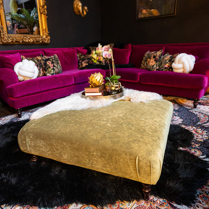 Hartington Footstools in Richmond Velvet