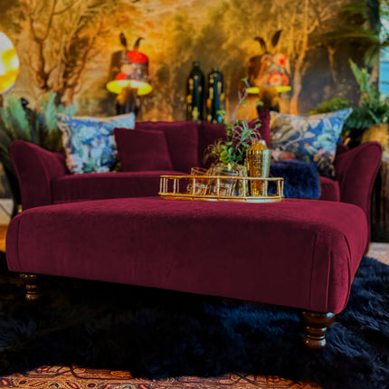 Hartington Footstools in Richmond Velvet
