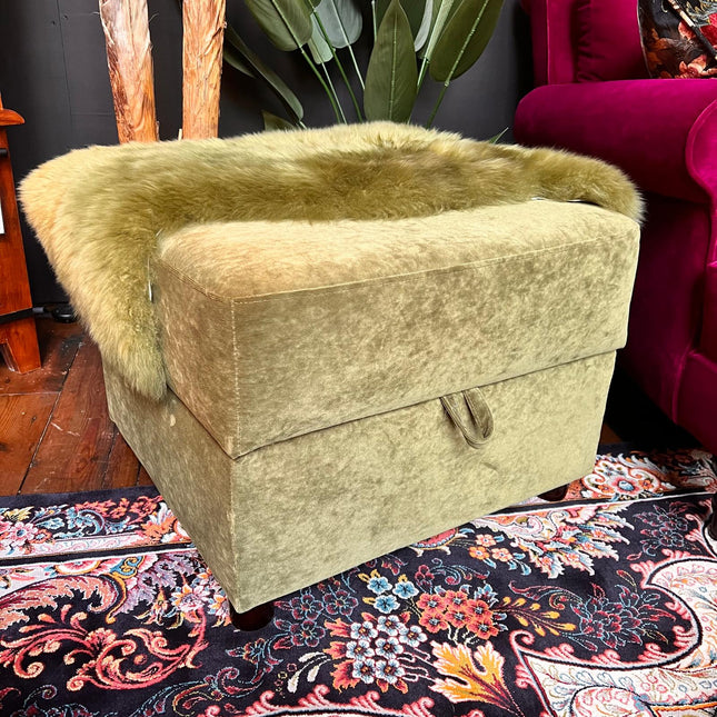 Hartington Storage Footstool in Richmond Velvet (Various Colours) - Clearance