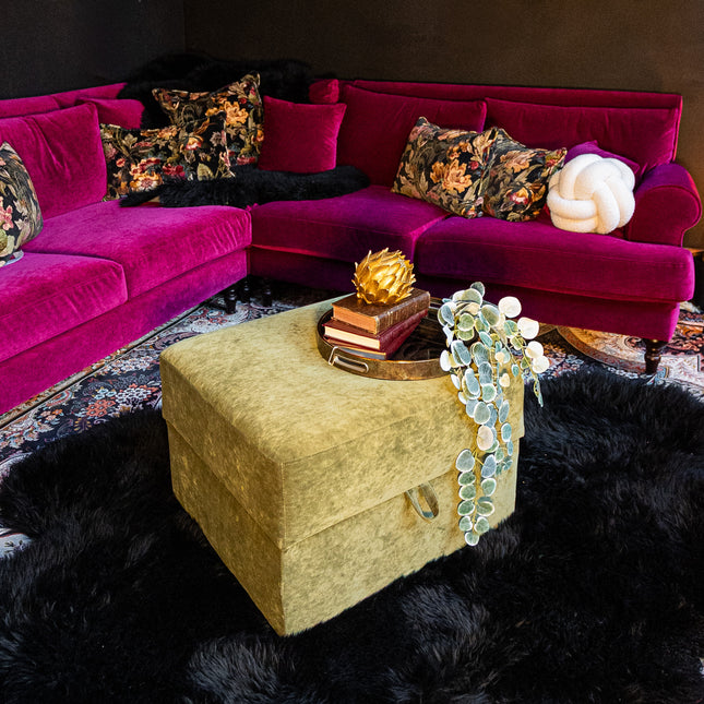 Hartington Footstools in Richmond Velvet
