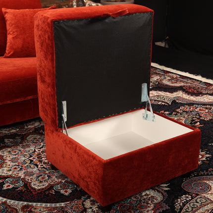 Hartington Storage Footstool Velvet