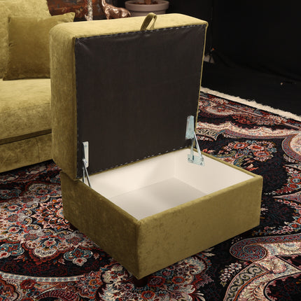 Hartington Storage Footstool Velvet