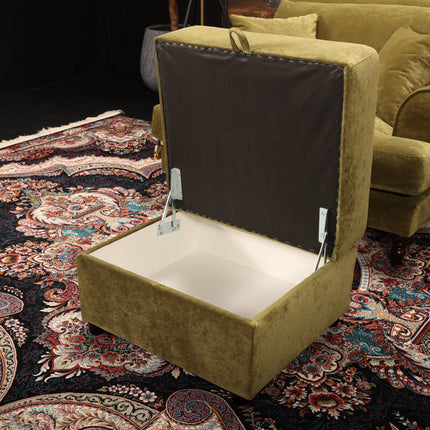 Hartington Storage Footstool Velvet