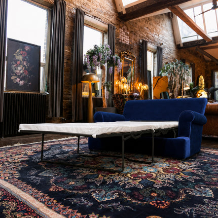 Hartington Sofa Bed in Navy Orbit Richmond Velvet