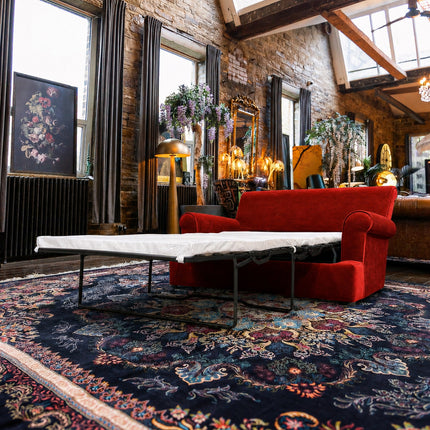 Hartington Sofa Bed in Orange Burnt Sienna Richmond Velvet