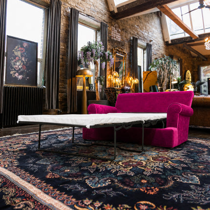 Hartington Sofa Bed in Pink Glamour Richmond Velvet