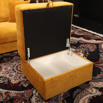 Hartington Storage Footstool Velvet