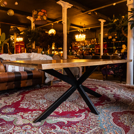 Hawthorn Mango Industrial Dining Table (Various Sizes)