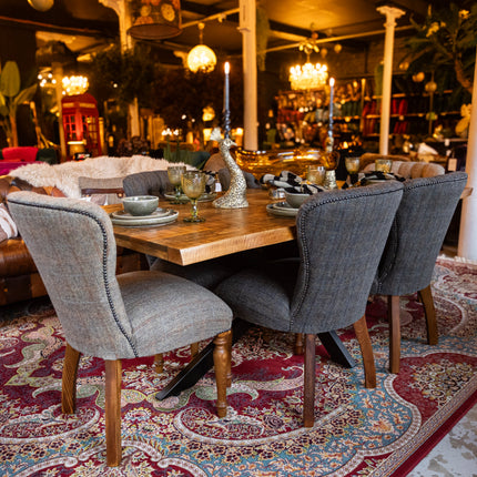 Hawthorn Mango Industrial Dining Table (Various Sizes)