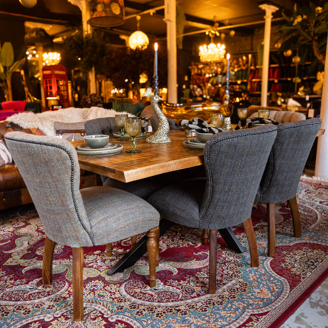 Hawthorn Mango Industrial Dining Table (Various Sizes)