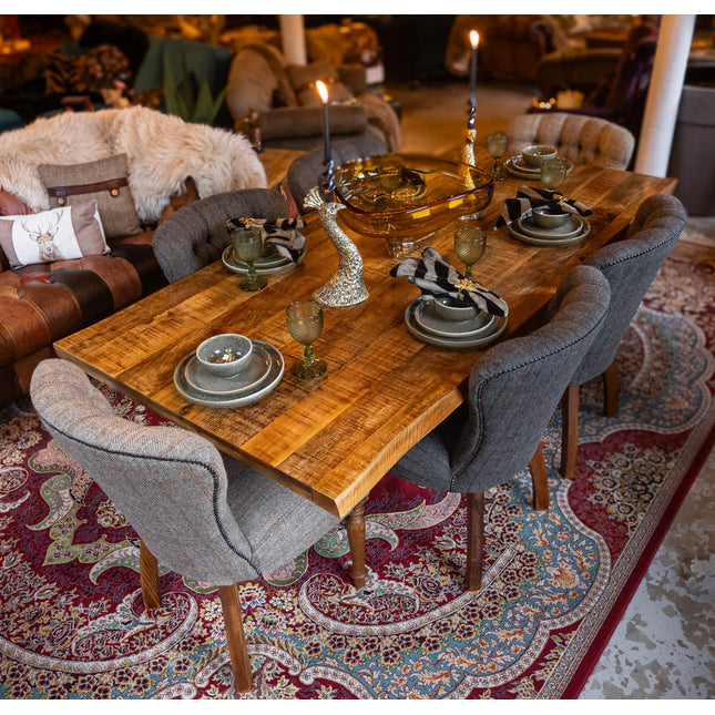 Hawthorn Mango Industrial Dining Table (Various Sizes)