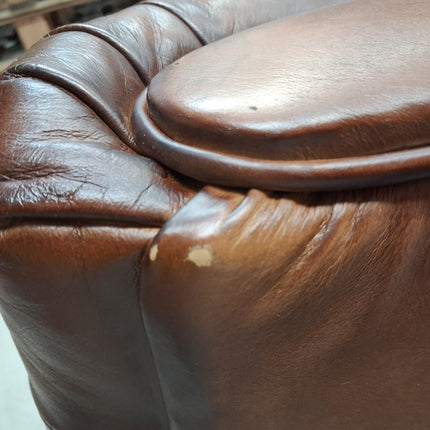 Henley 4 Seater Chesterfield Sofa in Hand Antiqued Buffalo Leather - Factory Seconds