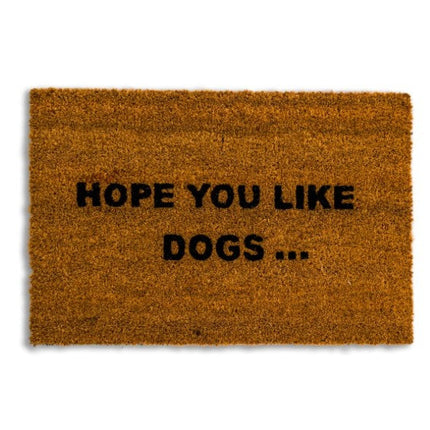 Hope You Like Dogs Doormat