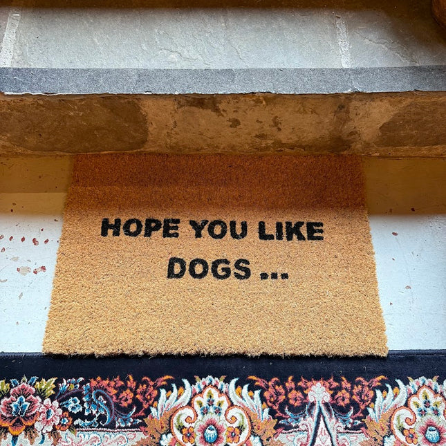 Hope You Like Dogs Doormat