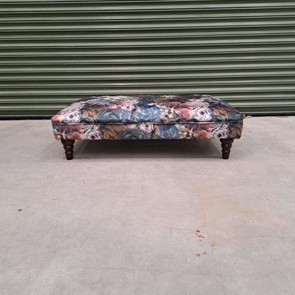 Howard Footstool in Secret Garden Velvet- Clearance