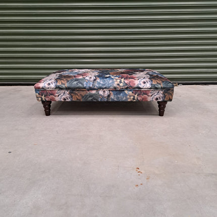 Howard Footstool in Secret Garden Velvet- Clearance