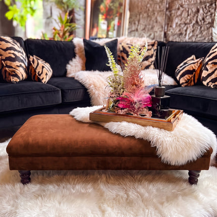 Howard Footstool in Sublime Rust
