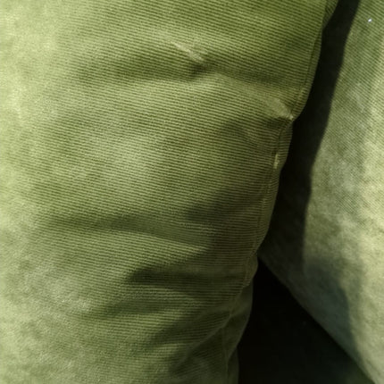 Hartington Snuggler Sofa in Green Velvet - Factory Seconds