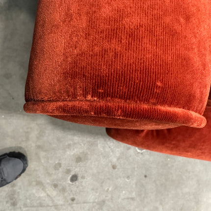 Hartington 2 Seater Sofa in Burnt Orange- Clearance