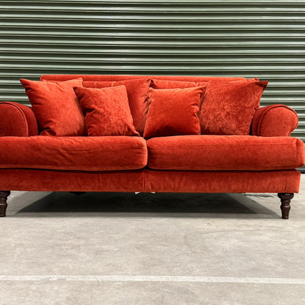 Hartington 2 Seater Sofa in Burnt Orange- Clearance