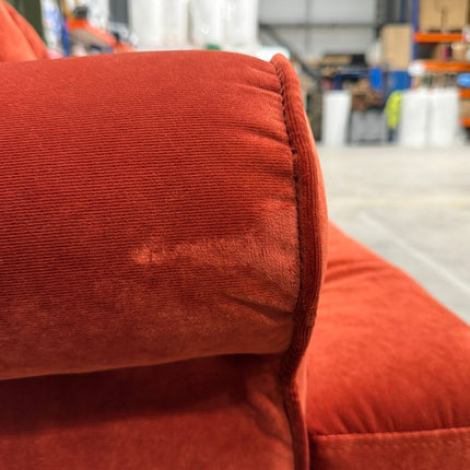 Hartington 2 Seater Sofa in Burnt Orange- Clearance