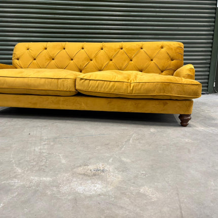 Monty 4 Seater in Yellow Mustard