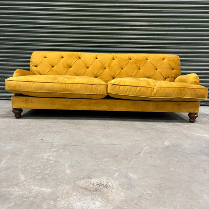 Monty 4 Seater in Yellow Mustard